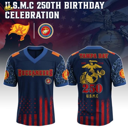 Tampa Bay Buccaneers x USMC 250th Birthday Edition-V-neck Short Sleeve Jersey