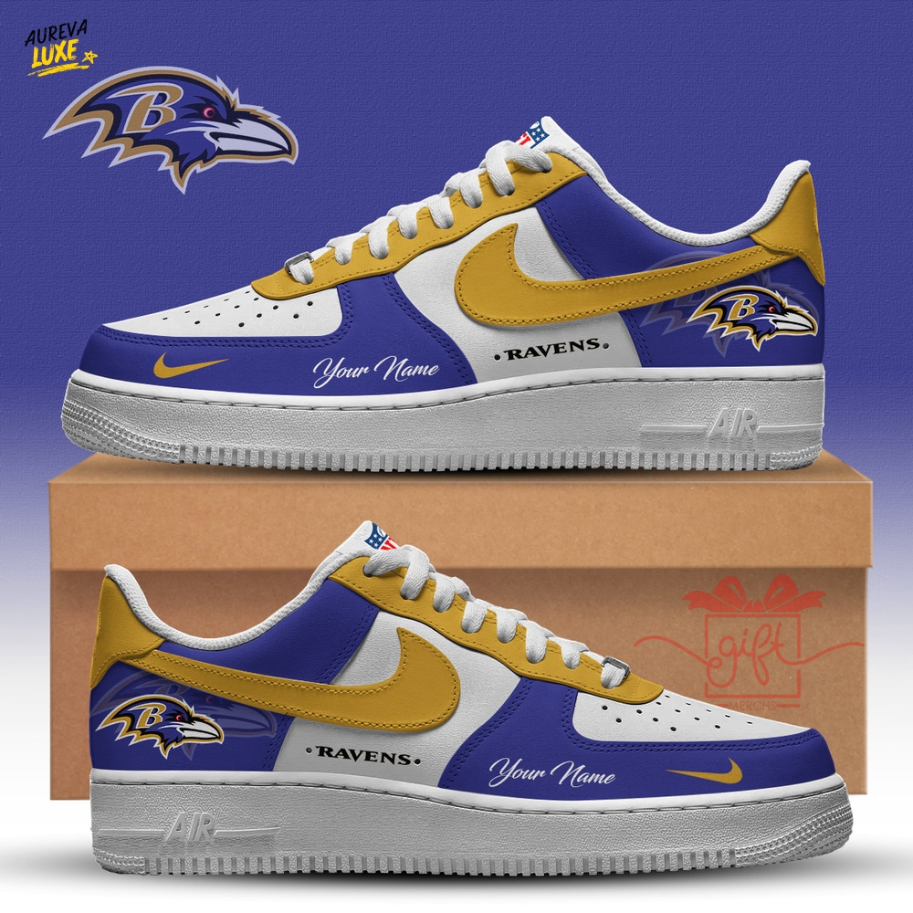 Baltimore Ravens Air Force 1 Fashions Shoes Limited Baltimore Ravens Air Force 1 Fashions Shoes Limited
