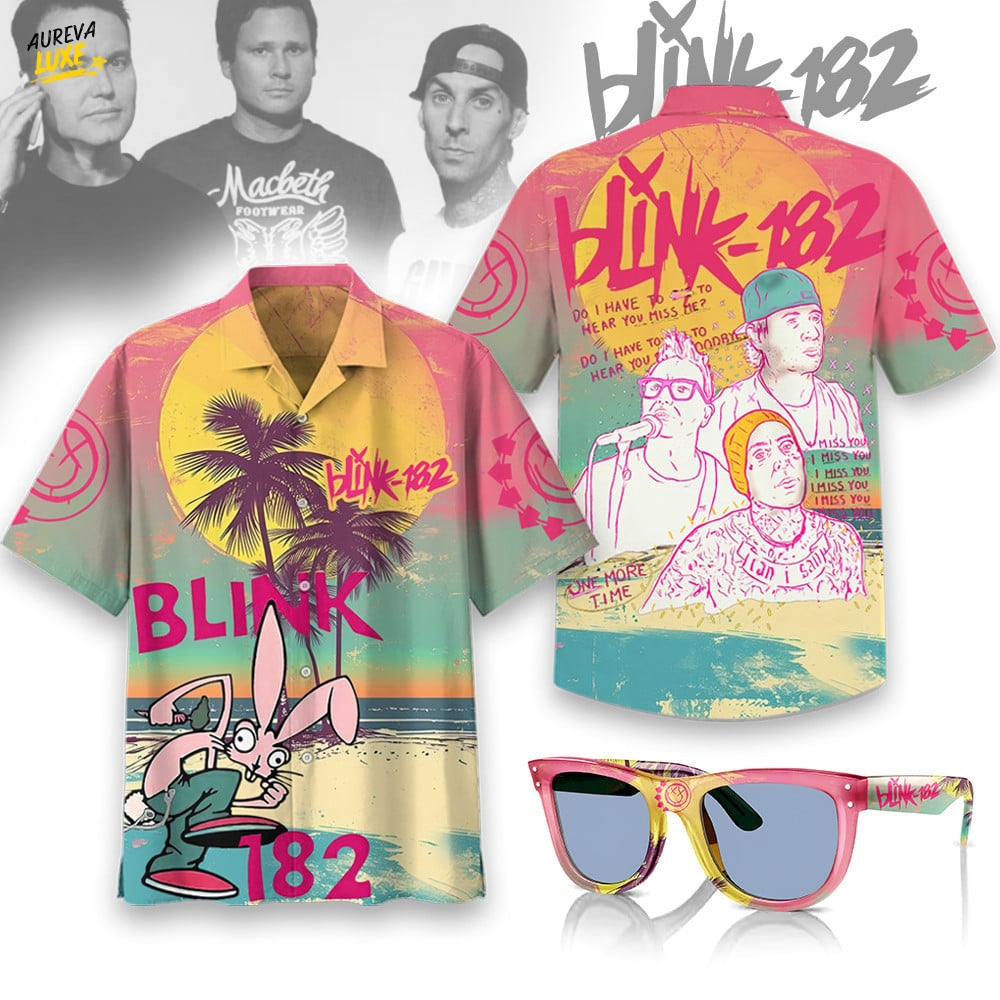Blink-182 Hawaiian Shirt Blink-182 Hawaiian Shirt