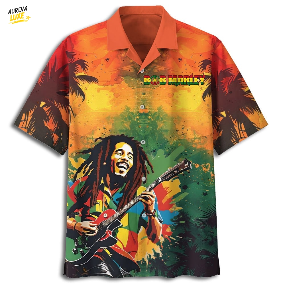 Bob Marley Love the Life You Live Live The Life You Love Hawaiian Shirt Bob Marley Love the Life You Live Live The Life You Love Hawaiian Shirt