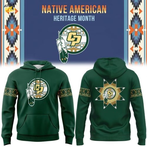 Cal Poly Mustangs football Native American Heritage Month Hoodie