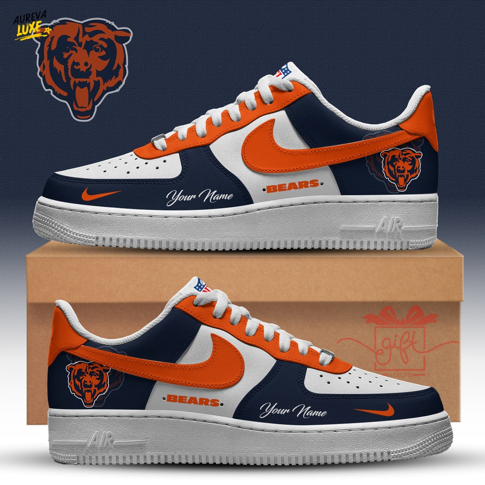 Chicago Bears Air Force 1 Fashions Shoes Limited Chicago Bears Air Force 1 Fashions Shoes Limited