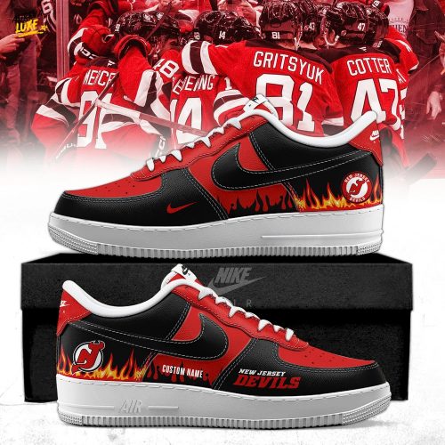 Custom New Jersey Devils Special Edition AF1 Sneakers