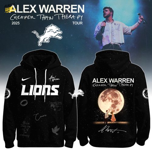 D Lions x Alex Warren “Cheaper Than Therapy Global Tour” Hoodie Limited Edition + Selling Out Fast