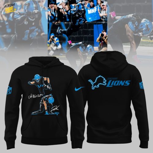 Detroit Lions SuperBrown SpiderGibbs Limited Edition Hoodie