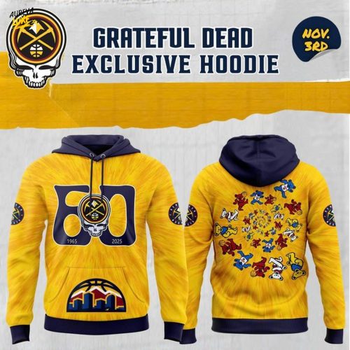 Exclusive Denver Nuggets x 2025 Grateful Dead Night Hoodie