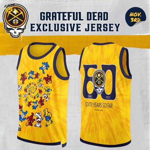 Exclusive Denver Nuggets x 2025 Grateful Dead Night Jersey