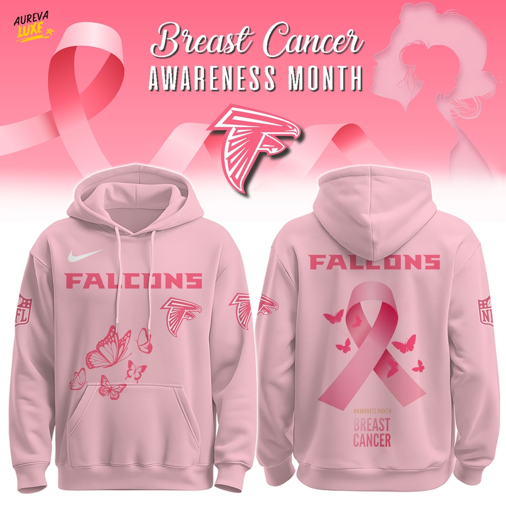 Falcons Breast Cancer Awareness Edition Hoodie Falcons Breast Cancer Awareness Edition Hoodie