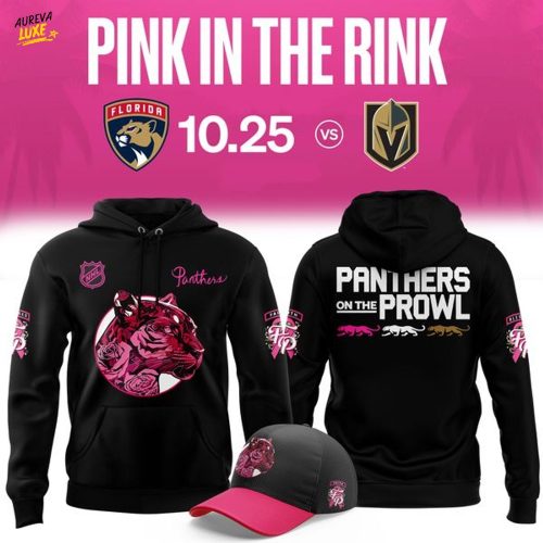 Florida Panthers 2025 Pink in the Rink Limited Edition Hoodie (V1)