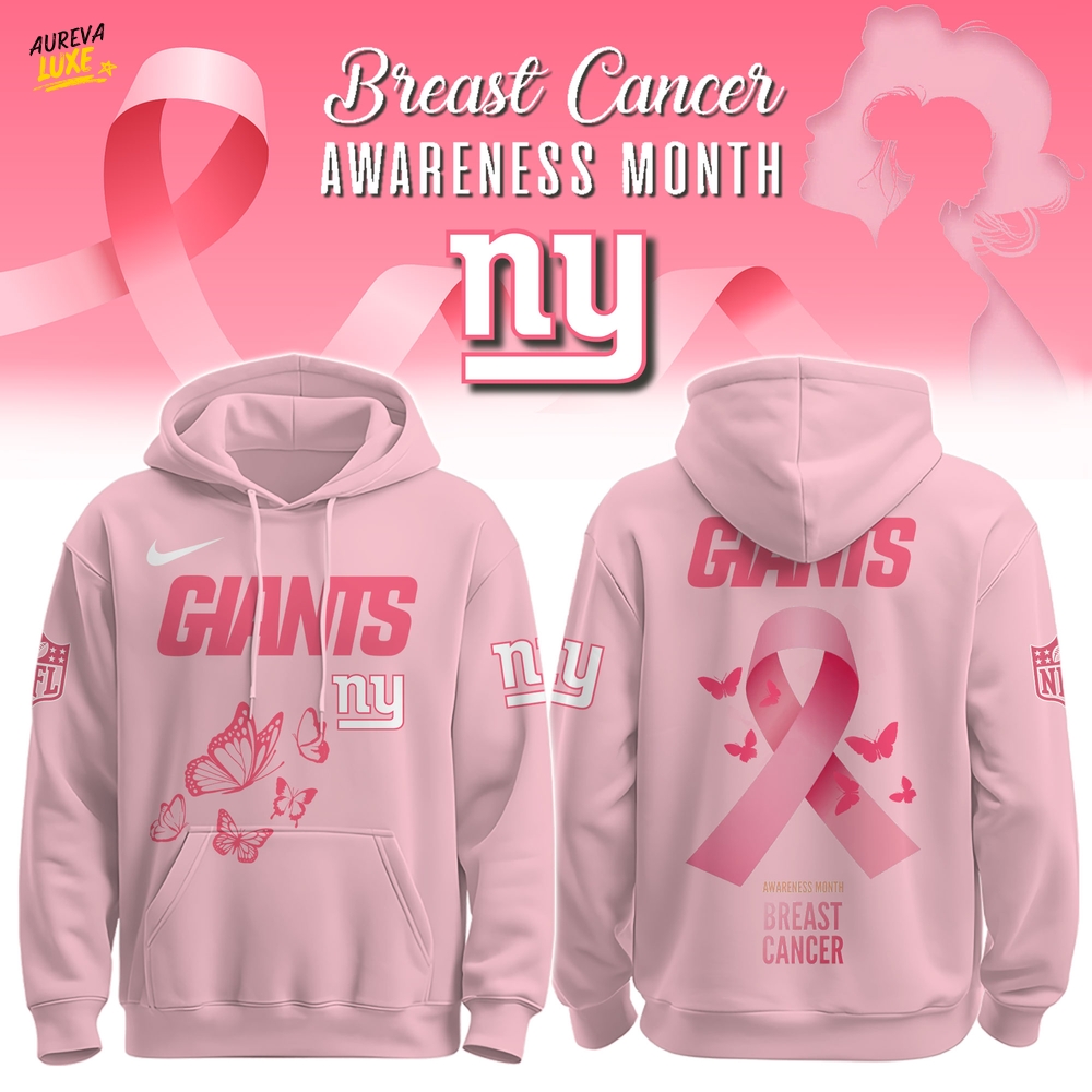 Giants Breast Cancer Awareness Edition Hoodie Giants Breast Cancer Awareness Edition Hoodie