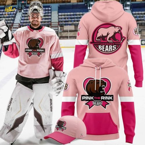 Hershey Bears '' Pink in the Rink ''Limited Edition Hoodie