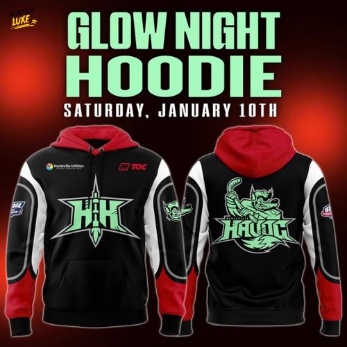 Huntsville Havoc'' Glow Night '' Special Hoodie