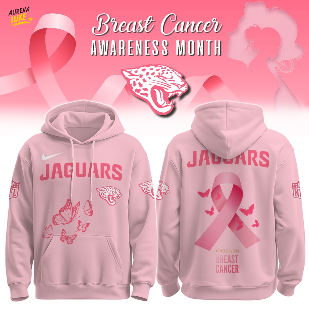 Jaguars Breast Cancer Awareness Edition Hoodie Jaguars Breast Cancer Awareness Edition Hoodie