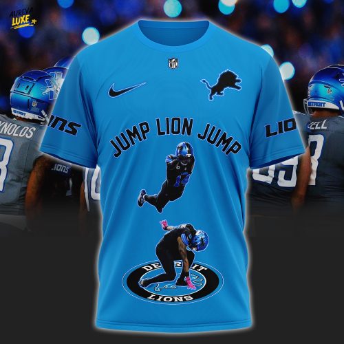 Jump Lion Jump Tshirt 2025 - Blue
