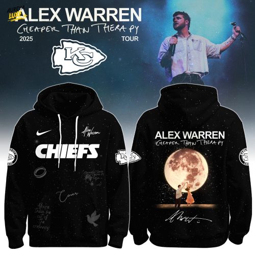KC Chiefs x Alex Warren “Cheaper Than Therapy Global Tour” Hoodie Limited Edition + Selling Out Fast