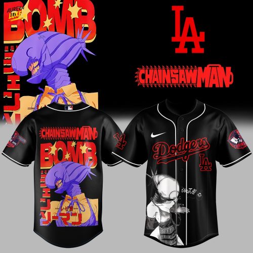 LA Dodgers Chainsaw Man – The Movie: Reze Arc Limited Jersey