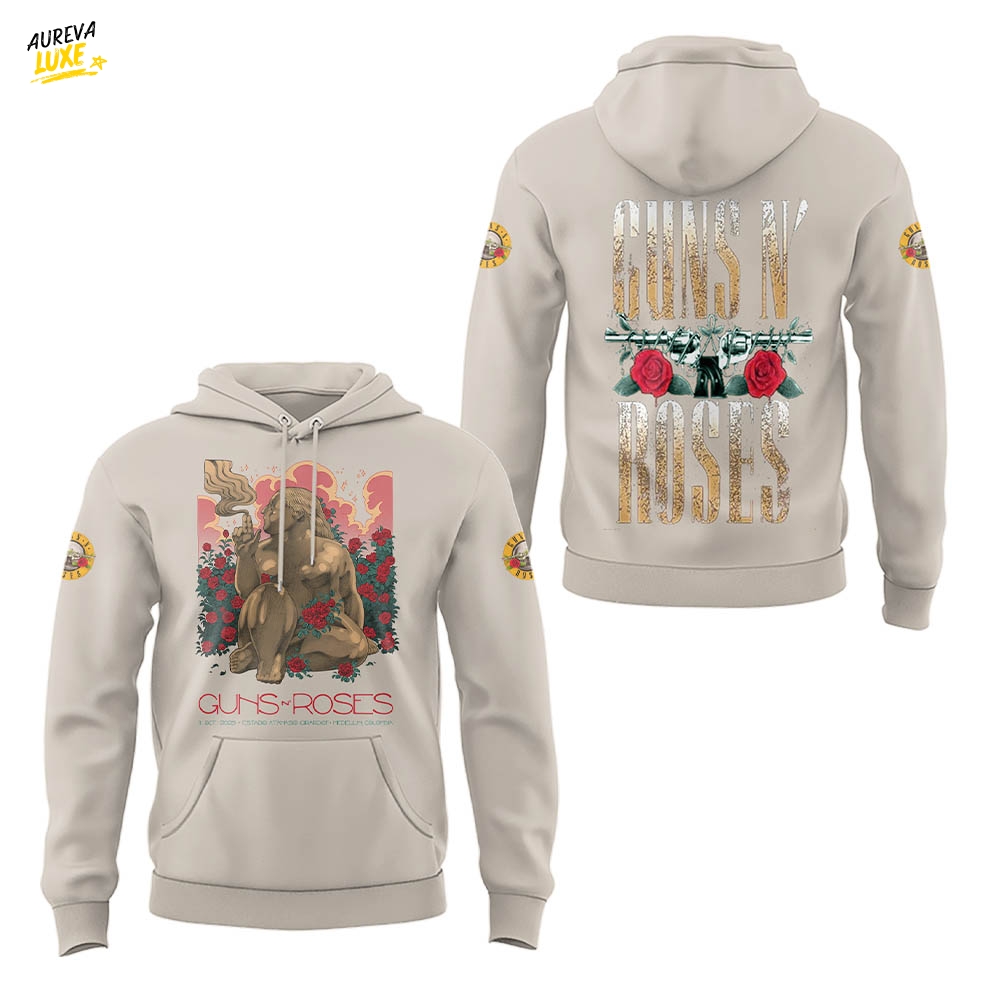 Limited Edition GnR Tour 2025 Medellin Hoodie Limited Edition GnR Tour 2025 Medellin Hoodie