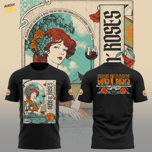 Limited Edition GnR Tour 2025 Santiago Tshirt