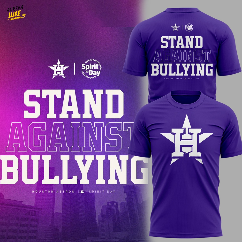 Limited Edition Houston Astros x Spirit Day Tshirt Limited Edition Houston Astros x Spirit Day Tshirt