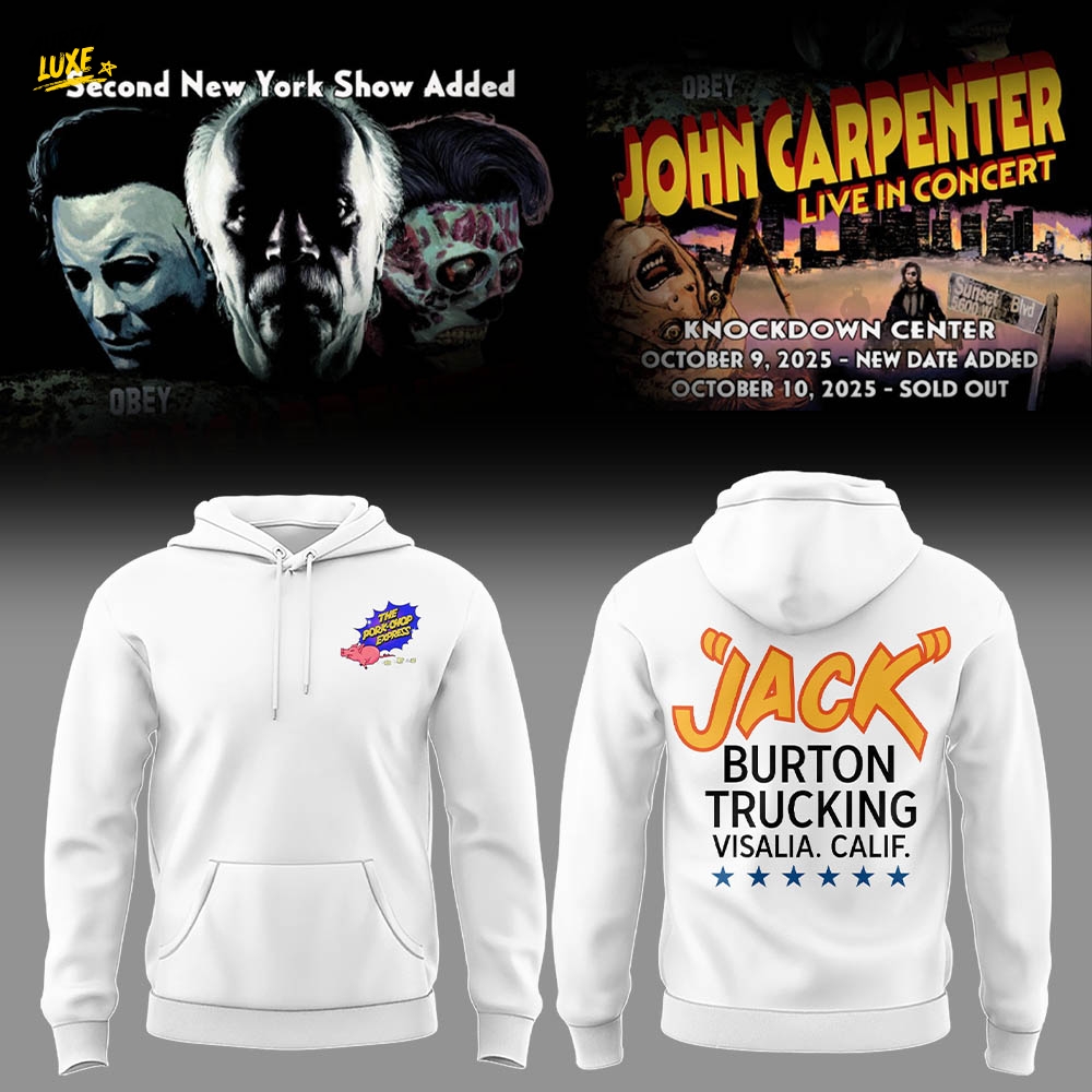 Limited Edition John Carpenter Tour 2025 Hoodie Limited Edition John Carpenter Tour 2025 Hoodie