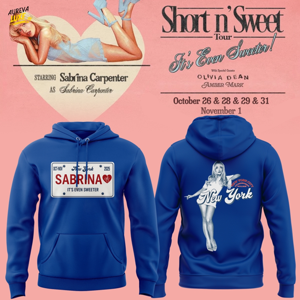 Limited Edition Short N' Sweet Tour New York City Hoodie Limited Edition Short N' Sweet Tour New York City Hoodie