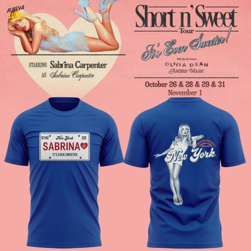 Limited Edition Short N' Sweet Tour New York City Tshirt
