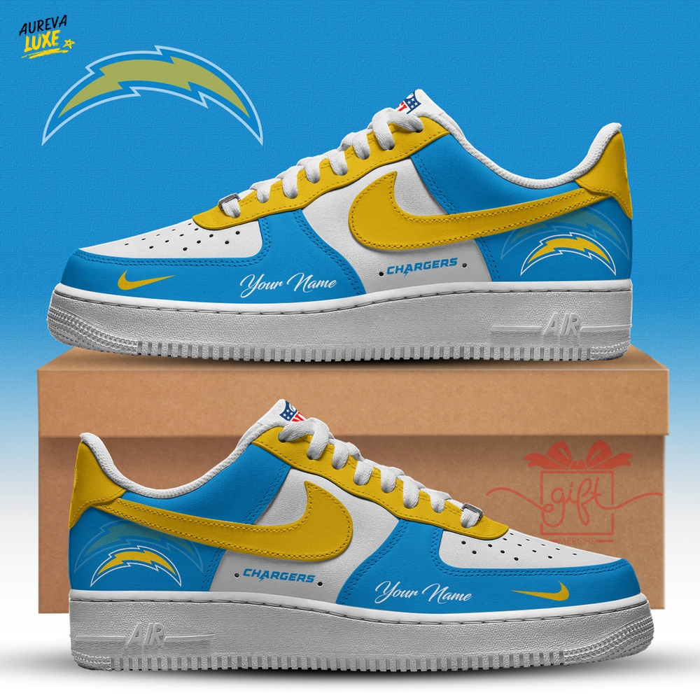Los Angeles Chargers Air Force 1 Fashions Shoes Limited Los Angeles Chargers Air Force 1 Fashions Shoes Limited