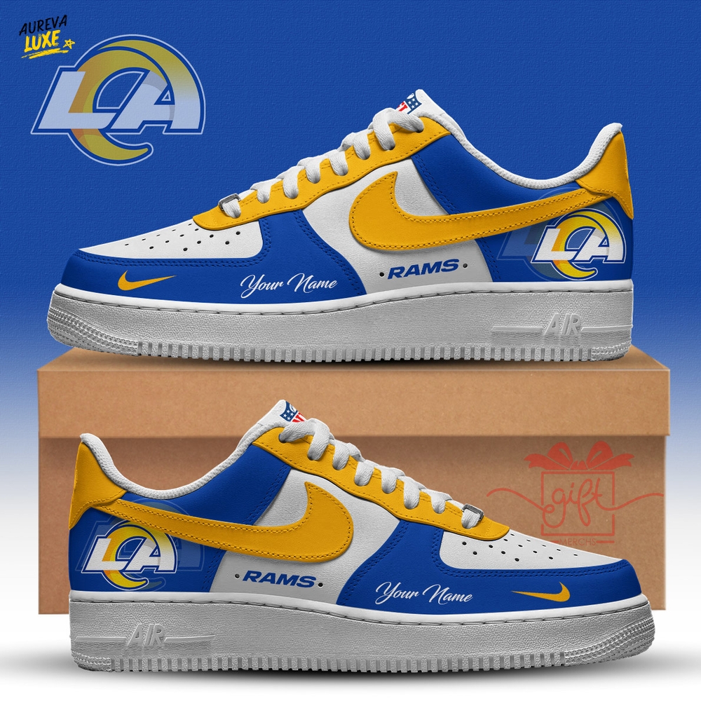 Los Angeles Rams Air Force 1 Fashions Shoes Limited Los Angeles Rams Air Force 1 Fashions Shoes Limited