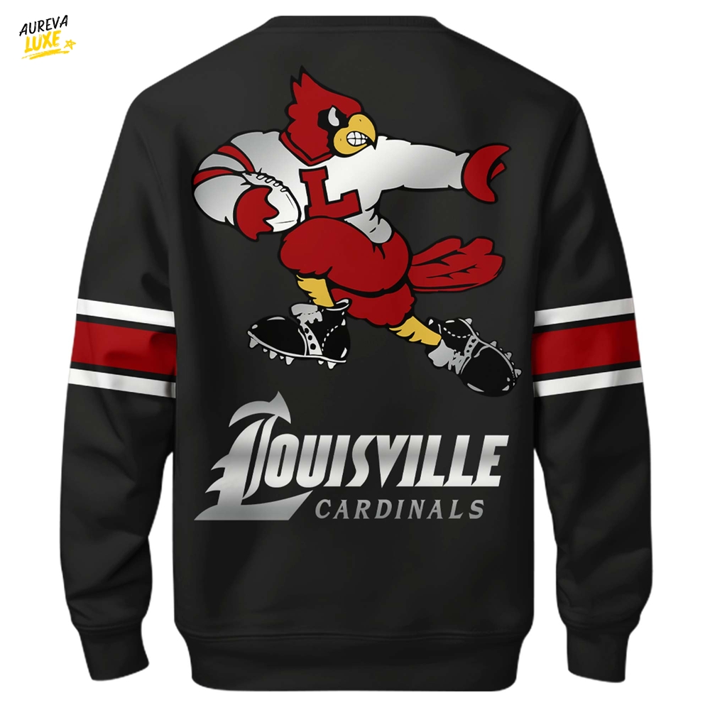 Louisville Cardinals Retro Mascot Sweatshirt Louisville Cardinals Retro Mascot Sweatshirt