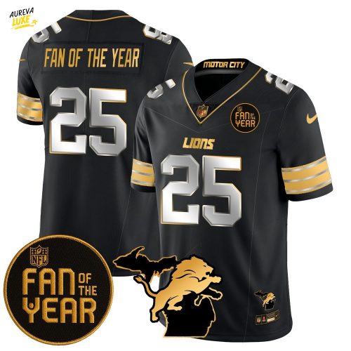 Men's Detroit Lions "Fan Of The Year" Jersey