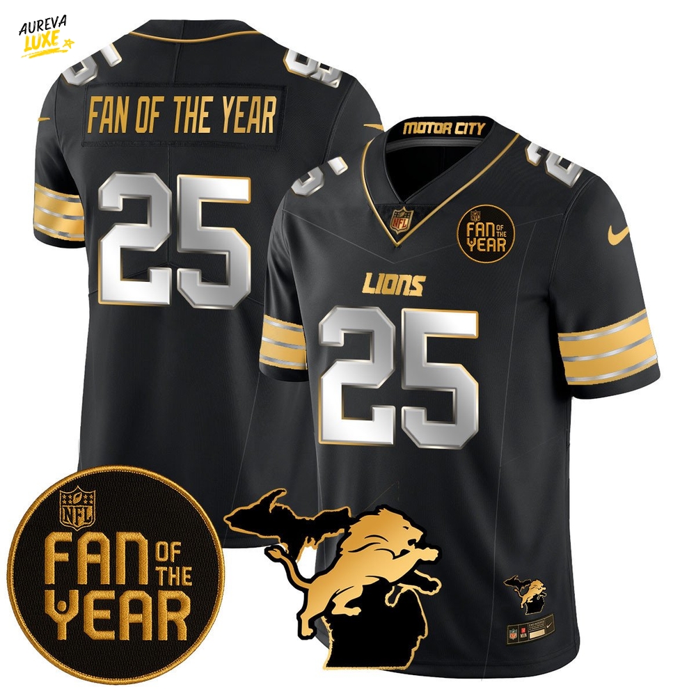 Men's Detroit Lions "Fan Of The Year" Jersey Men's Detroit Lions "Fan Of The Year" Jersey