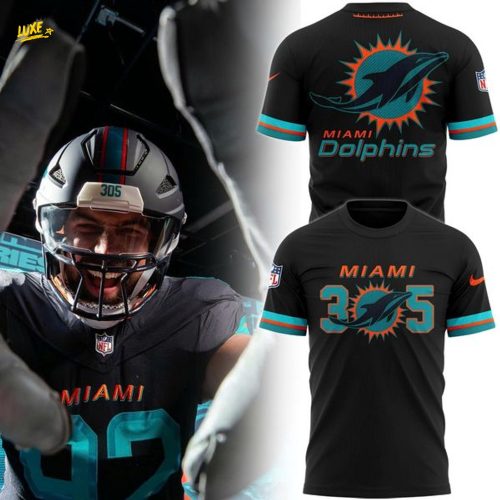 Miami Dolphins 305 Nike Rivalries uniforms Hoodie T-shirt