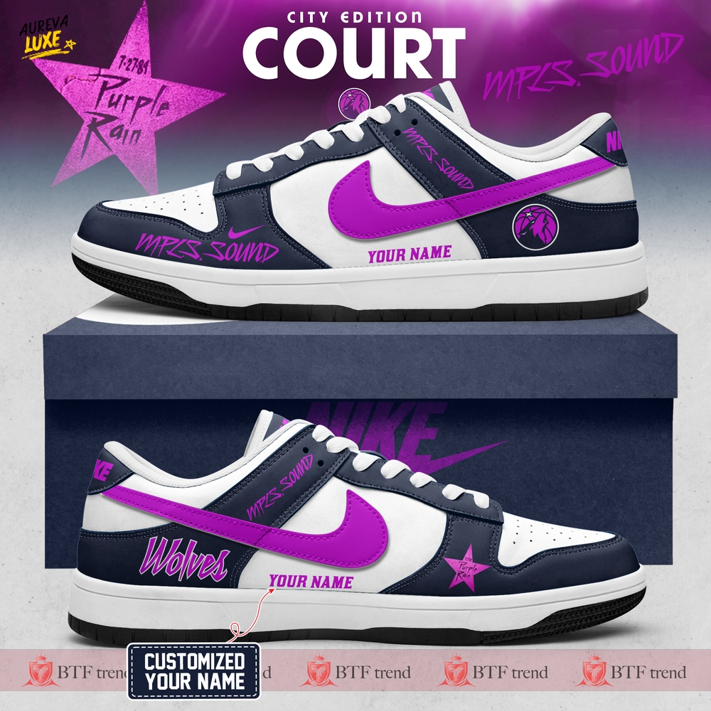 Minnesota Timberwolves 2025 City Edition Air Dunk Sneaker Minnesota Timberwolves 2025 City Edition Air Dunk Sneaker