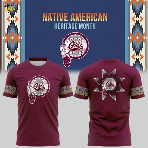 Montana Grizzlies football Native American Heritage Month Tshirt