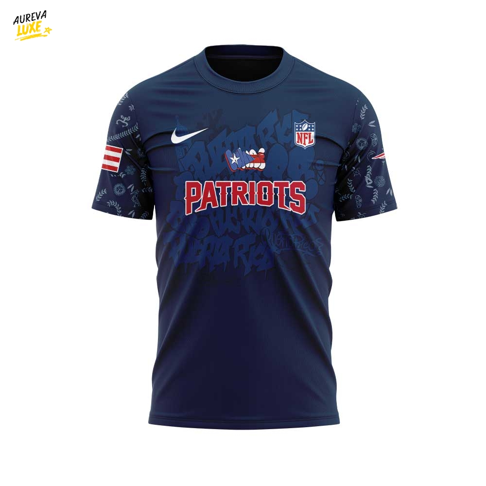 N.E Patriots Puerto Rican Heritage Combo Shirt N.E Patriots Puerto Rican Heritage Combo Shirt