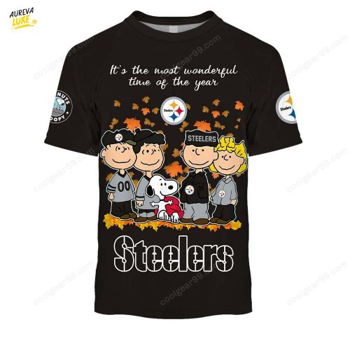 Pittsburgh Steelers Welcome the season with Snoopy Design Tshirt