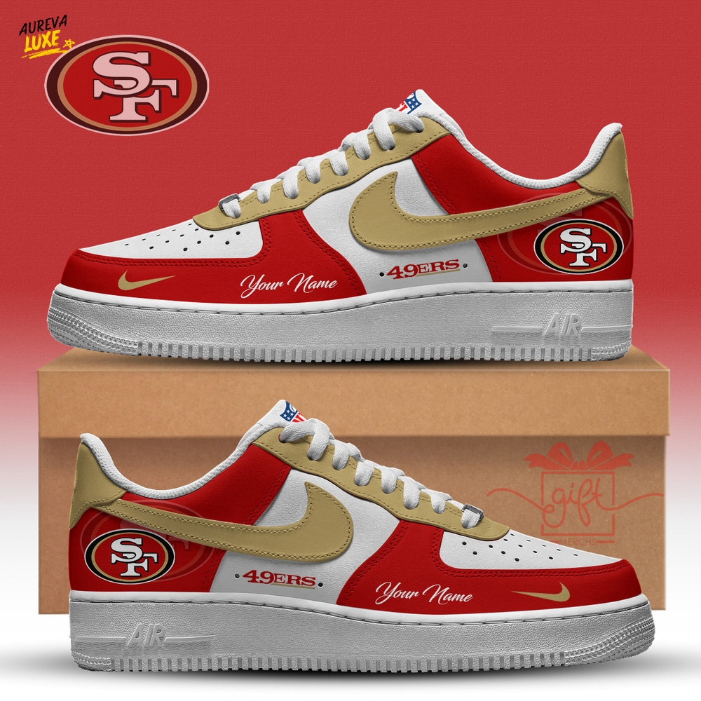 San Francisco 49ers Air Force 1 Fashions Shoes Limited San Francisco 49ers Air Force 1 Fashions Shoes Limited