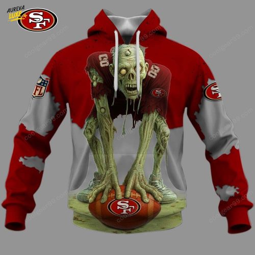 San Francisco 49ers Zombie HLW Design Hoodie
