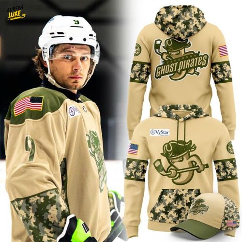 Savannah Ghost Pirates '' Military'' Specialty Hoodie