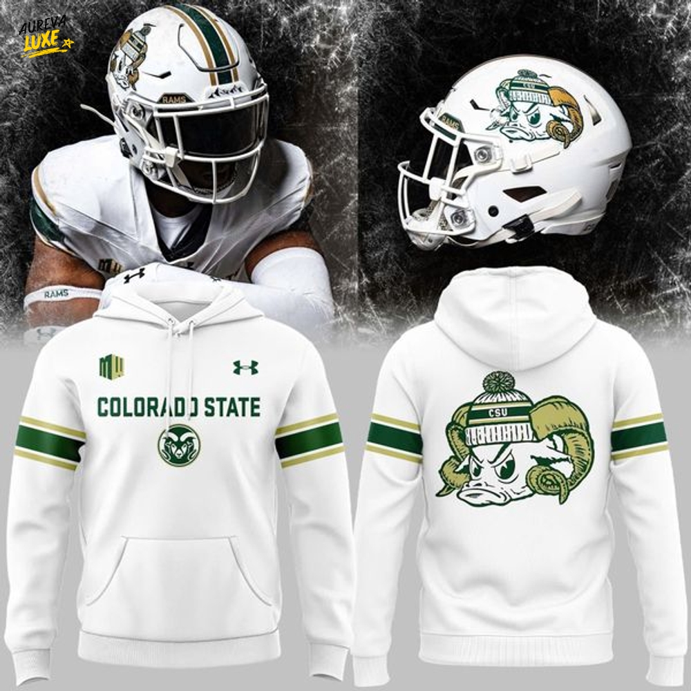Special Colorado State Rams Wordmark Logo Uniform Hoodie Special Colorado State Rams Wordmark Logo Uniform Hoodie