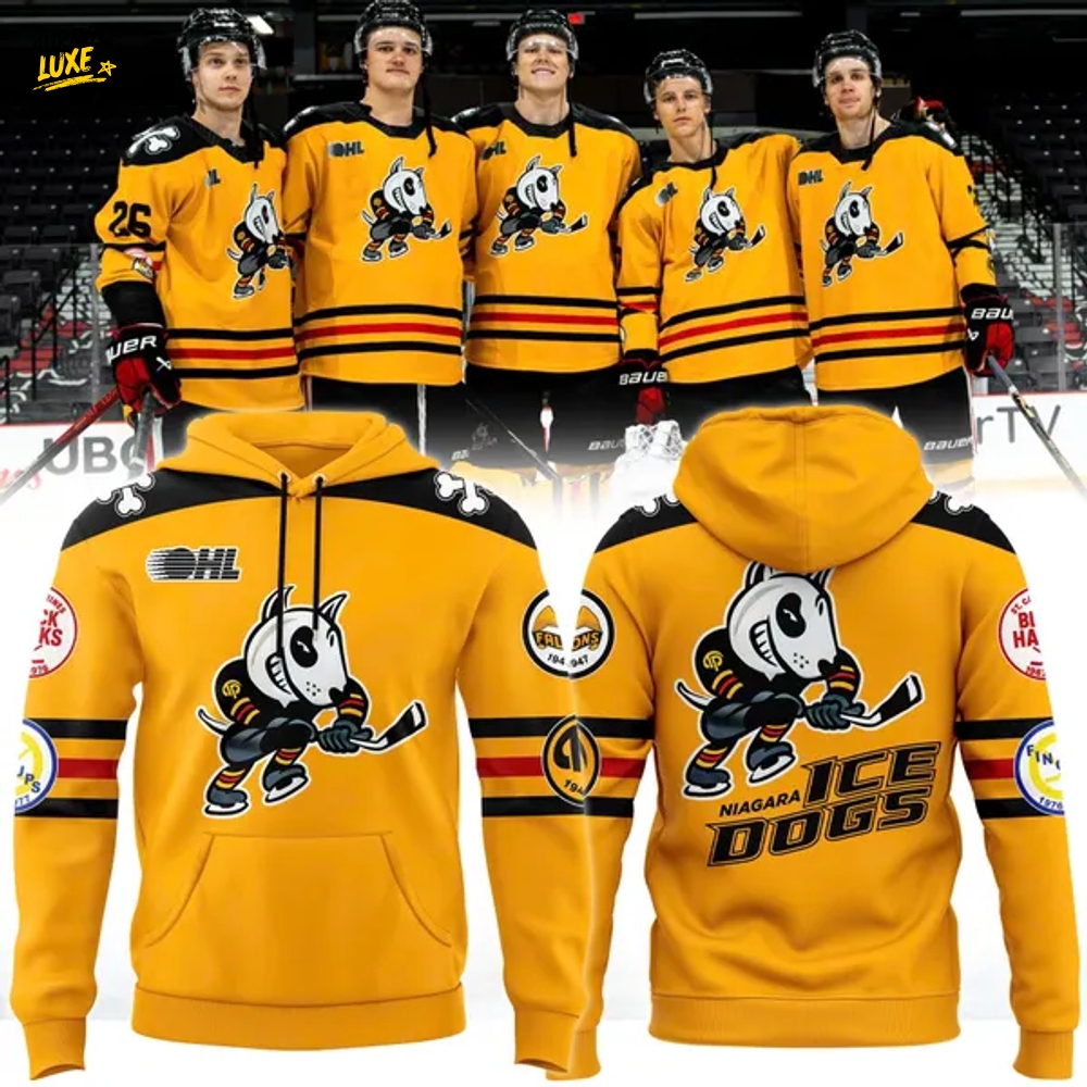 Special Niagara IceDogs "80 Years of Bones" Hoodie Special Niagara IceDogs "80 Years of Bones" Hoodie