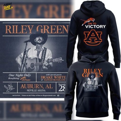 Special Riley Green "Benefitting ON TO VICTORY" Hoodie
