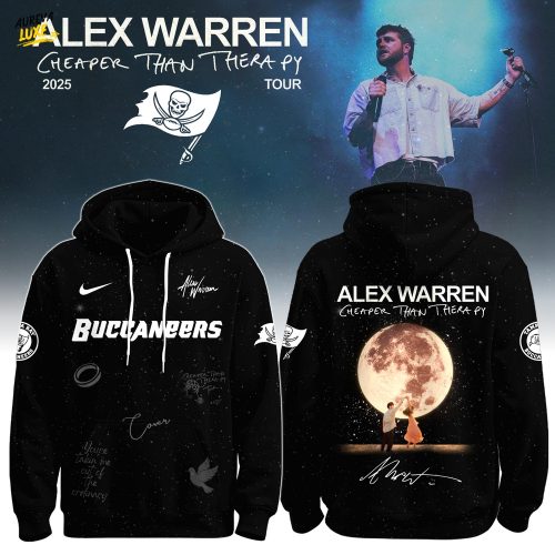 TB Buccaneers x Alex Warren “Cheaper Than Therapy Global Tour” Hoodie Limited Edition + Selling Out Fast