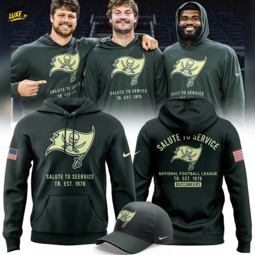 Tampa Bay Buccaneers 2025 Salute to Service Limited Edition Hoodie