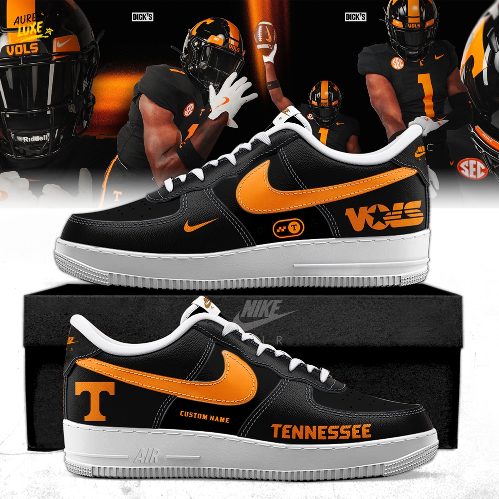 Tennessee Volunteers 2025 Dark Mode AF1 Sneakers Tennessee Volunteers 2025 Dark Mode AF1 Sneakers
