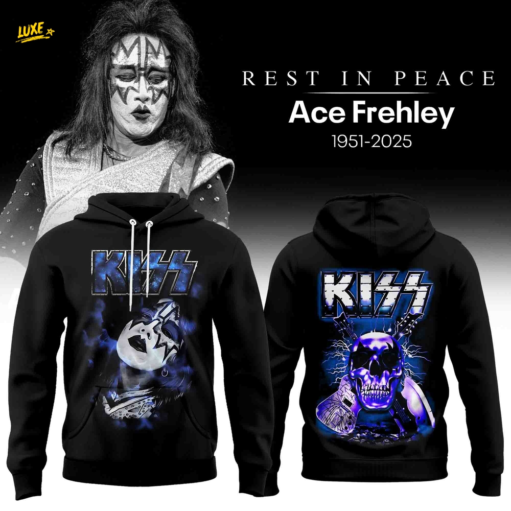 The Legend Lives Forever – Ace Frehley Tribute Hoodie The Legend Lives Forever – Ace Frehley Tribute Hoodie