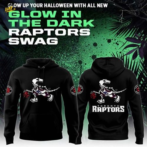Toronto Raptors Glow Up Halloween Hoodie