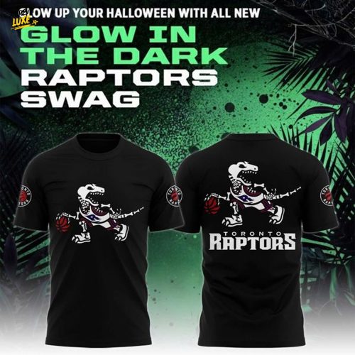 Toronto Raptors Glow Up Halloween T-Shirt