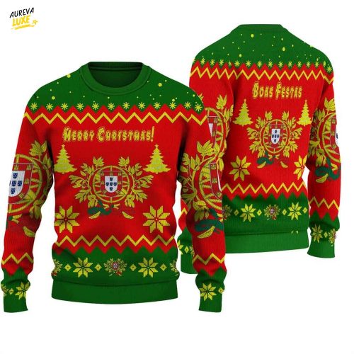 Ugly Sweater Portugal Knitted Sweater Christmas