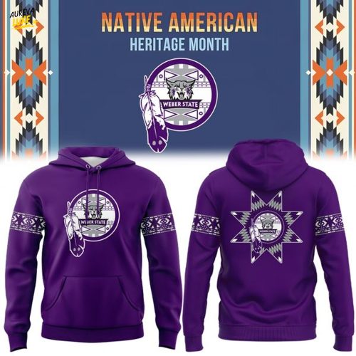 Weber State Wildcats football Native American Heritage Month Hoodie